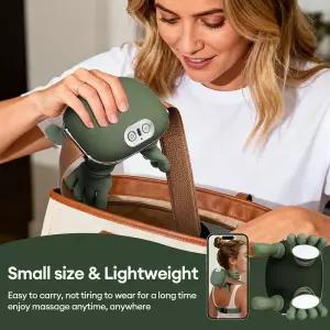 휴대용 목 어깨 지압 마사지기 다단계 조절 가능한 바디 등 허리 다리 팔 근육 주무름 마사지
