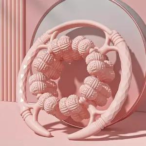 32휠 다리 마사지기 링 클램프 롤러 및 종아리 근육 운동 홈 피트니스 릴랙스 슬리밍 도구