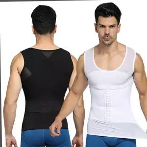 보정나시 남자 히든핏 코르셋 보정속옷 남성용 몸매 쉐이퍼 바디보정속옷 런닝 압박나시