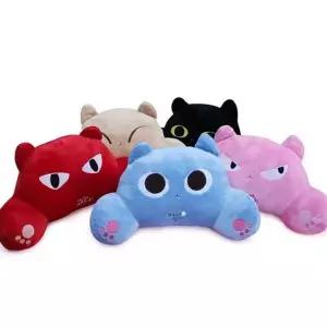 쿠션 부드러운 고양이 허리 사무실 직장인 등받이 학생용