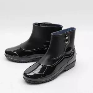 짧은 남성 발목 장화 고무 부츠 방수 패션 남자짧은장화
