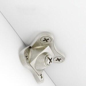 보강브라켓 10개 아연 합금 나비 모양 코너 브래킷 탈착식 판재 연결 부품 나사 포함 가구 하드웨어 부속품