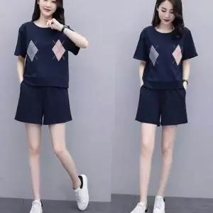 [콩심팥심]여성 반팔 상하복 트레이닝 데일리 반바지 여름 여자트레이닝세트