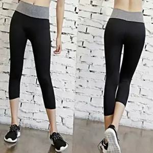 7부 팬츠 운동복 레깅스 헬스 투톤 트레이닝 여성 여성운동바지