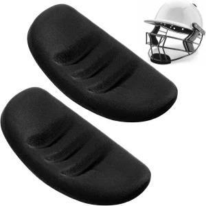 2PCS 소프트볼 필더의 페이스 마스크 턱컵 패드 교체 디펜스 야구 투수용 포수 헬멧 패딩 남성 청소년