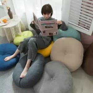 사계절 인테리어 쿠션 방석 거실 좌식 원형 푹신한 인테리어방석