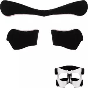 릴리풀 페이스 마스크 축구 라이너 패드 농구 - 스포츠 보호를 위한 코 가드 교체용 블랙 소프트볼 야구