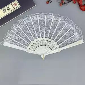 성인식 플라워 레이스 부채 댄스소품 학예회 무대 섹시한소품