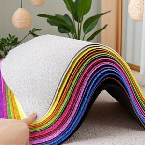 48x48cm 반짝이 시트 다채로운 스폰지 폼 종이 두꺼운 대형 fordiy 공예품 스크랩북 장식 축제 선물 없음