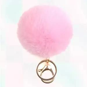 [콩심팥심]방울키링 가방악세사리 방울 여우털 키홀더 키홀