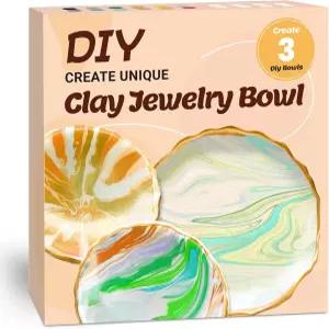 클레이용 칼팔미 실리콘 볼 몰드 키트 - DIY 독특한 주얼리 장신구 접시 만들기 세트 창의적인 선물용