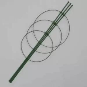 식물지지대 원형 75cm 화초 고정대 화분 지지봉 3단 세트