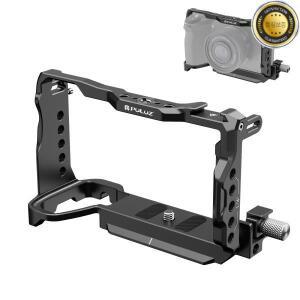 Sony A6700 용 PULUZ 금속 카메라 케이지 안정기 Rig 14 & 38 나사 구멍이있는 알루미늄 합금