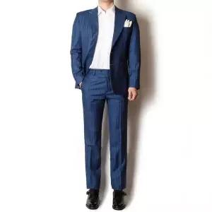 [하프클럽/셀러허브_여성트랜드패션]남자 캐주얼 수트 블루 스트라이프 20