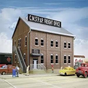 월터스 코너스톤 시리즈 키트 HO 스케일 화물 사무실 8