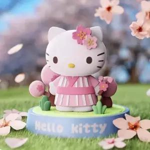 [문구/오피스] 헬로키티 피규어 고체 방향제-핑크