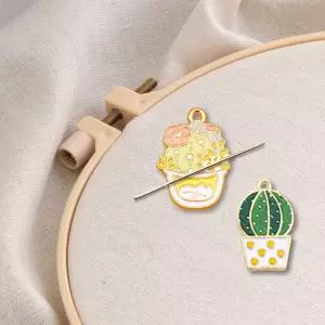 크로스 스티치용 GUpeng 니들 마인더 마그네틱 선인장 키퍼 바느질 및 자수 키트 핀 홀더 세트 공예용