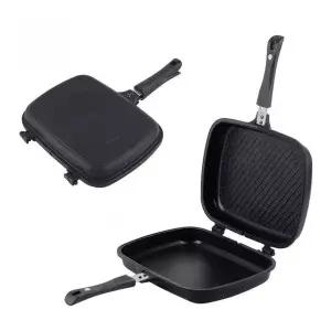 양면팬 대형 분리형 생선구이팬 겸용 덮개 포함