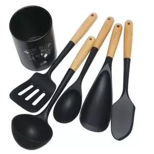 조리용 스텐 국자 조리도구세트 6종 뒤집개 키친툴 요리용품