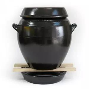 옹기 항아리 소금 단지 간수 보관 용기 1호 2호 세트