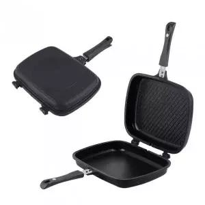 [콩심팥심]양면팬 대형 분리형 생선구이팬 겸용 덮개 포함