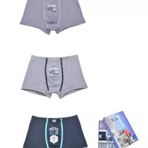 (사이즈:95 | 색상:유색3매)고신축 고탄력 면스판 주니어 드로즈 3매입속옷 남아팬티 사각 어린이 어린이용