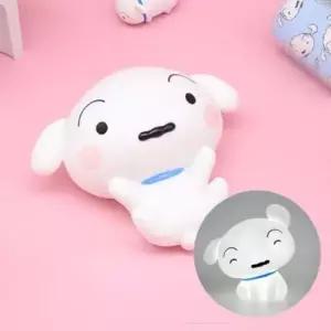 [Deco] 짱구는 못말려 흰둥이 미니 무드등 건전지형 침실 1P 아이방 수면등 조명