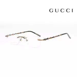 명품 안경테 GG0857OJ 001 스퀘어 무테 메탈 여자 안경
