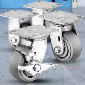 경중량용TRO4 대차 회색 바퀴 케리어 케스터 앵글opq108