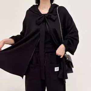[하프클럽/] 리본롱끈매듭후드집업 RAX437M603 빅사이즈