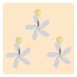 [셀러에이드]무동력 실링팬 천장형 흡착 날개 순환팬 공기 순환