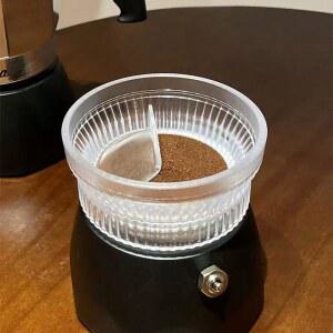 탬퍼 커피 교체 모카포트도징링 4컵 적합 카미르 회전 58MM 단일밸브 범용 칼딘 단일