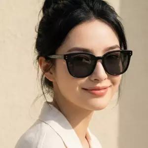 선글라스 GG1896SK 001 명품 스퀘어 블랙 뿔테 남성 여성 아시안핏