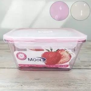 밀폐용기 1700ml 물방울 찬통 냉장고용기 찬기 김치통 유리반찬통