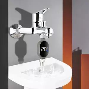 [셀러에이드]온도표시 수온체크 LED 샤워헤드 샤워기 온도계