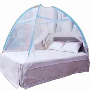 원터치 사각 모기장 아기 침대방충망 편리한 침대텐트 모기차단막
