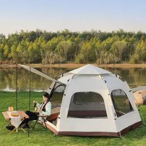 육각 원터치 텐트 캠핑 차박 그늘막 팝업 3~8인용 mrG7+8OeP