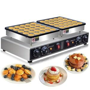 1900W 전기 디저트 포퍼티즈 주방 메이커 8인치 논스틱 스낵 팬케이크 레스토랑 더치 상업용 그릴 미니 가정용 50PCS