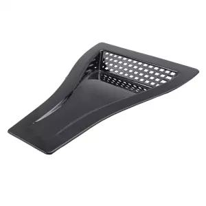 본넷덕트 후드 에어덕트 CACE-범용 엔진 벤트 루버 에어 스쿱 보닛 인테이크 커버 글로시 블랙 자동차 부품