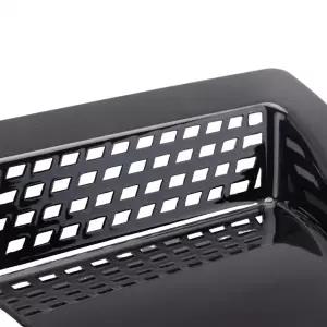 본넷덕트 후드 에어덕트 범용 엔진 벤트 루버 에어 스쿱 보닛 인테이크 커버 글로시 블랙 자동차 부품 전면