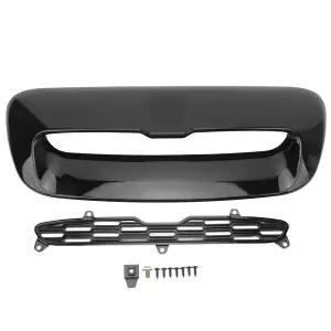 본넷덕트 후드 에어덕트 2Pcs 전면 엔진 벤트 쿠퍼 S R56 R55 R57 R58 R59 용 밝은 검정색 공기 배출구 커