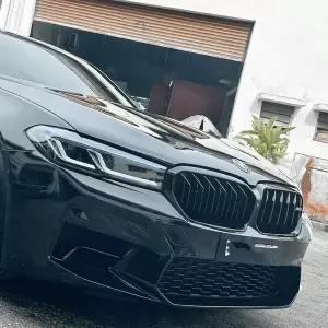 자동차 그릴망 튜닝 BMW 호환 5 시리즈 G30 G31 520i 520d 530i 530d 540i F90 M5 LCI Facelift - 앞 범퍼