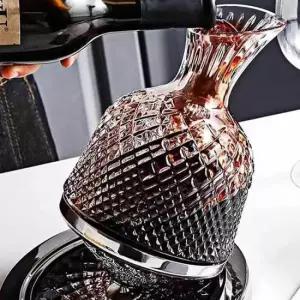 와인스월링 와인 디캔터 크리스탈디켄터 자동스월링