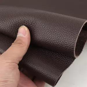 인조가죽시트지 가죽 수선패치 천연 최상겹 소가죽 1.5mm 두께의 갈색 리치 패턴 소파 커버 자동차 시트 수