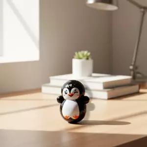 RFS 미니 펭귄 오뚝이 5P 강아지피규어