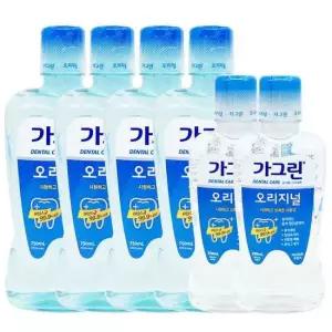 동아제약 가그린 오리지널 750ml x 4개 + 250ml x2개