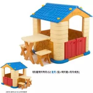 책상 의자세트 유아용품 쿠쿠토이즈 블루 에듀플레우스