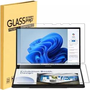 ASUS Zenbook Duo 2-in-1 노트북 듀얼 14인치 UX8406/UX8407 스크래치 방지 9H 경도 HD 메인 화면 및 보조