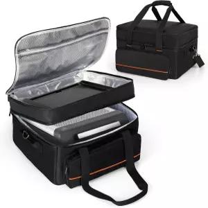 삼듀 더블 레이어 그릴 휴대용 가방 닌자 GR101 지글 무연 실내 그리들과 호환되는 커버 플레이트 및