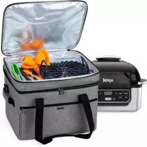 야로 2026 업그레이드된 휴대용 가방 닌자 푸디 실내 그릴 AG301/IG651 주방 가전 및 용품을 위한 식기
